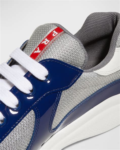 prada men's new america's cup leather low-top sneakers|Prada America's Cup women.